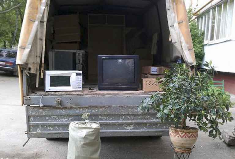 Перевозка коробок, личных вещей, шкафа, дивана, других грузов из Москвы в Гуся-хрустального